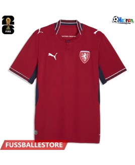 Günstige Tschechische Republik Heimtrikot WM 2026 Kurzarm
